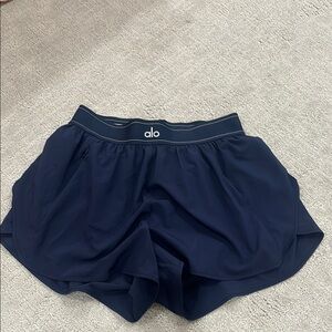 ALO Yoga Dark Blue Athletic Shorts